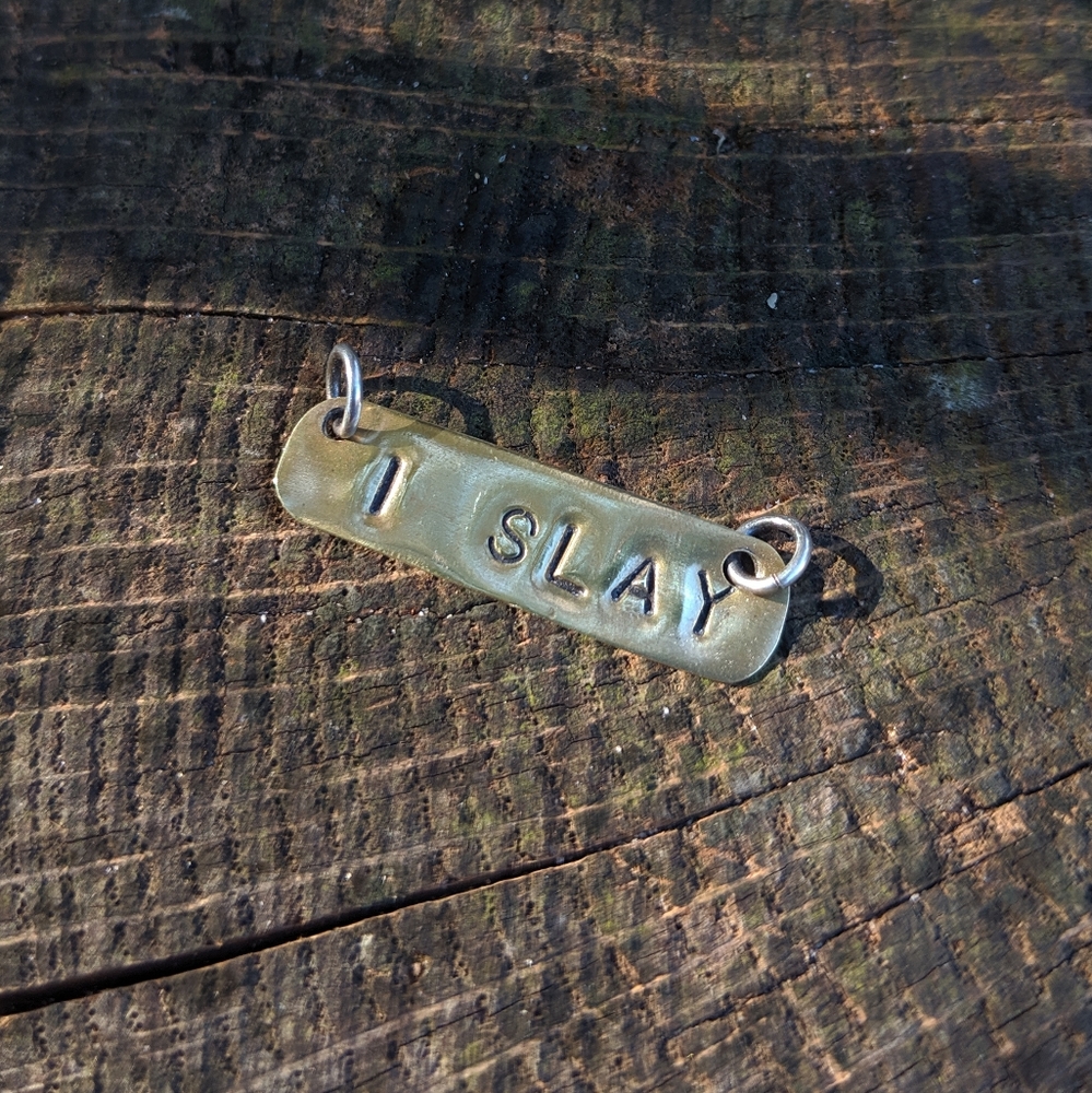 🔴3/$10 SALE ✨"I Slay" Handmade Necklace Bar✨